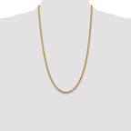10k 3mm Regular Rope Chain