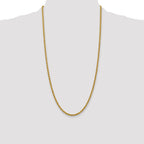 10k 3mm Regular Rope Chain
