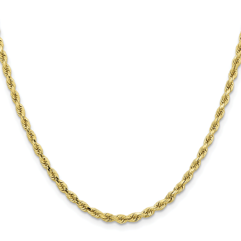 10K None 3.25mm Rope Chain - view 2