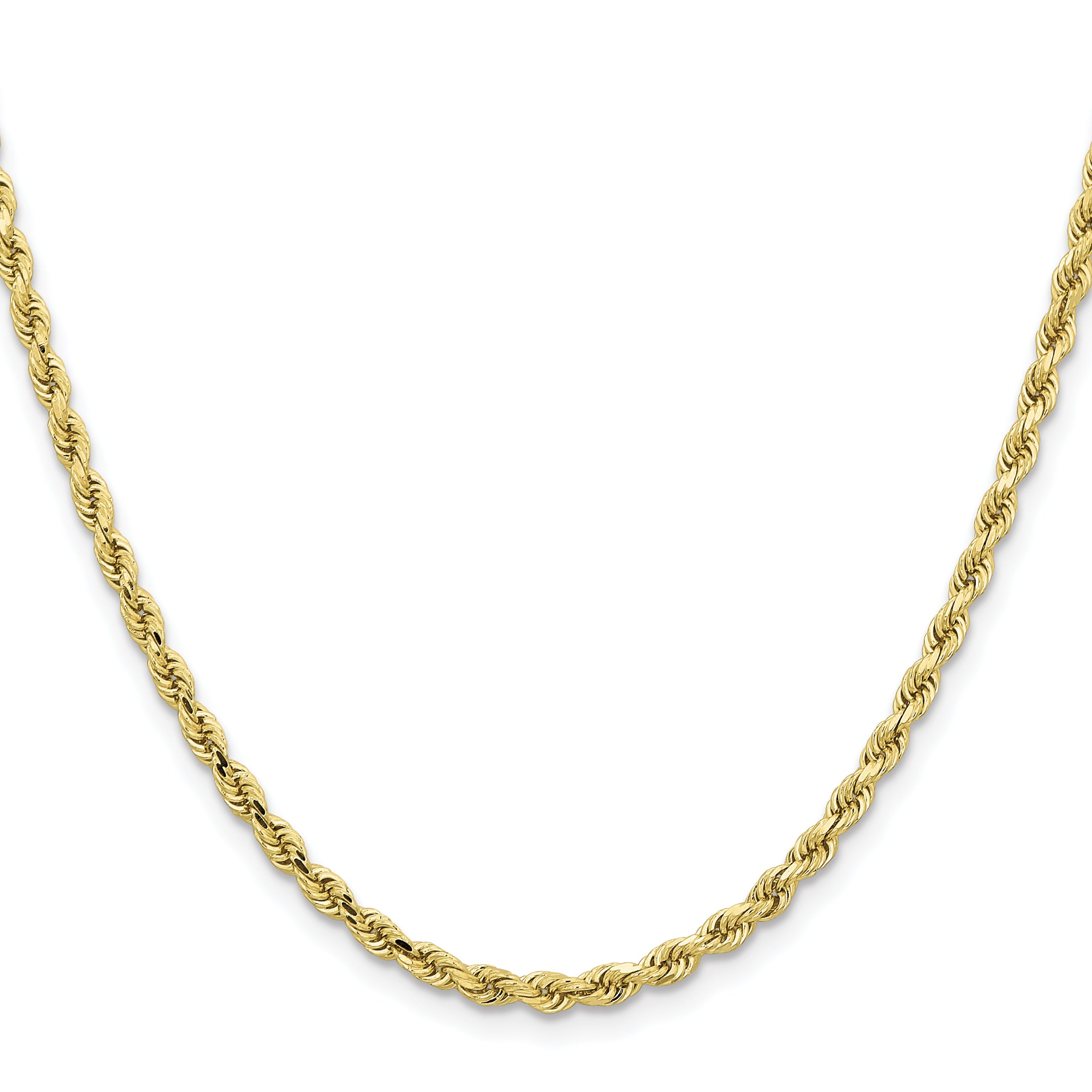 10K None 3.25mm Rope Chain - view 2