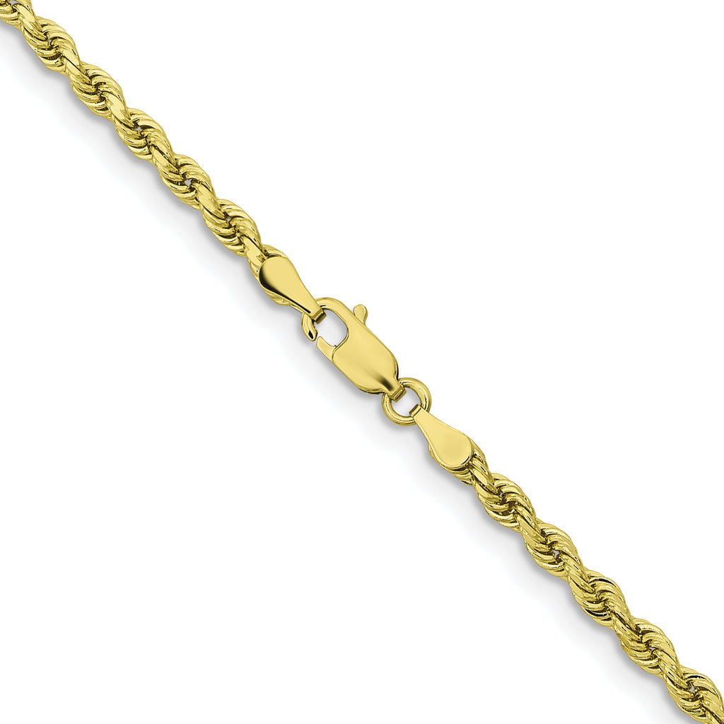10K None 3.25mm Rope Chain - view 3