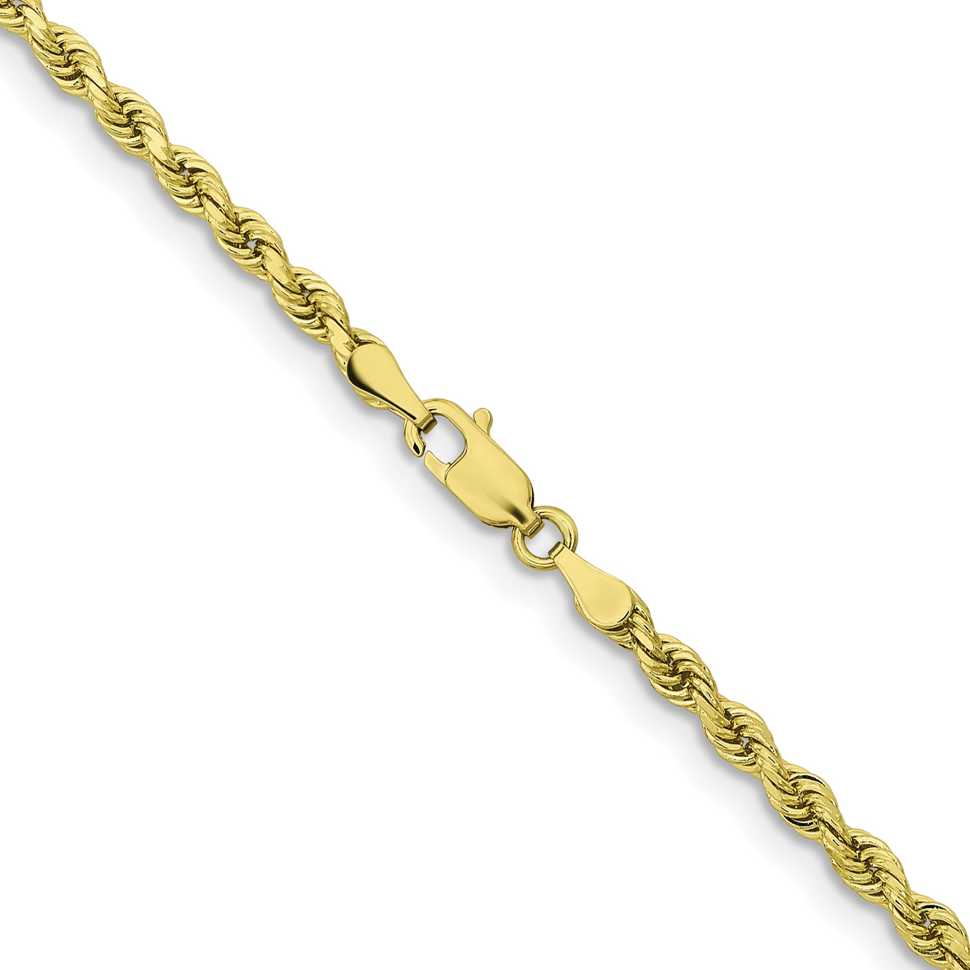 10K None 3.25mm Rope Chain - view 3