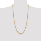 10k 3.25mm Diamond-cut Rope Chain