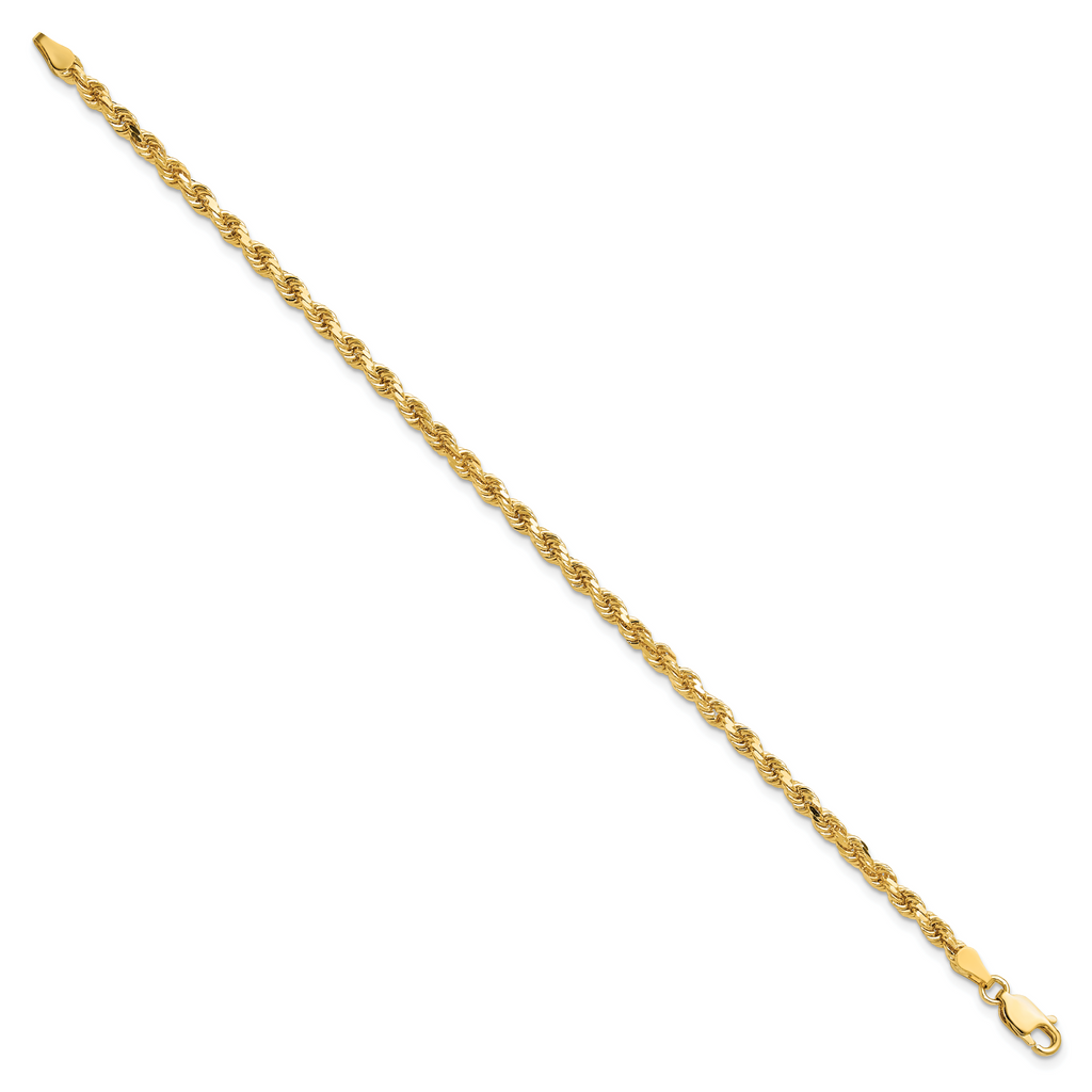 10K None 3.25mm Rope Chain - view 2