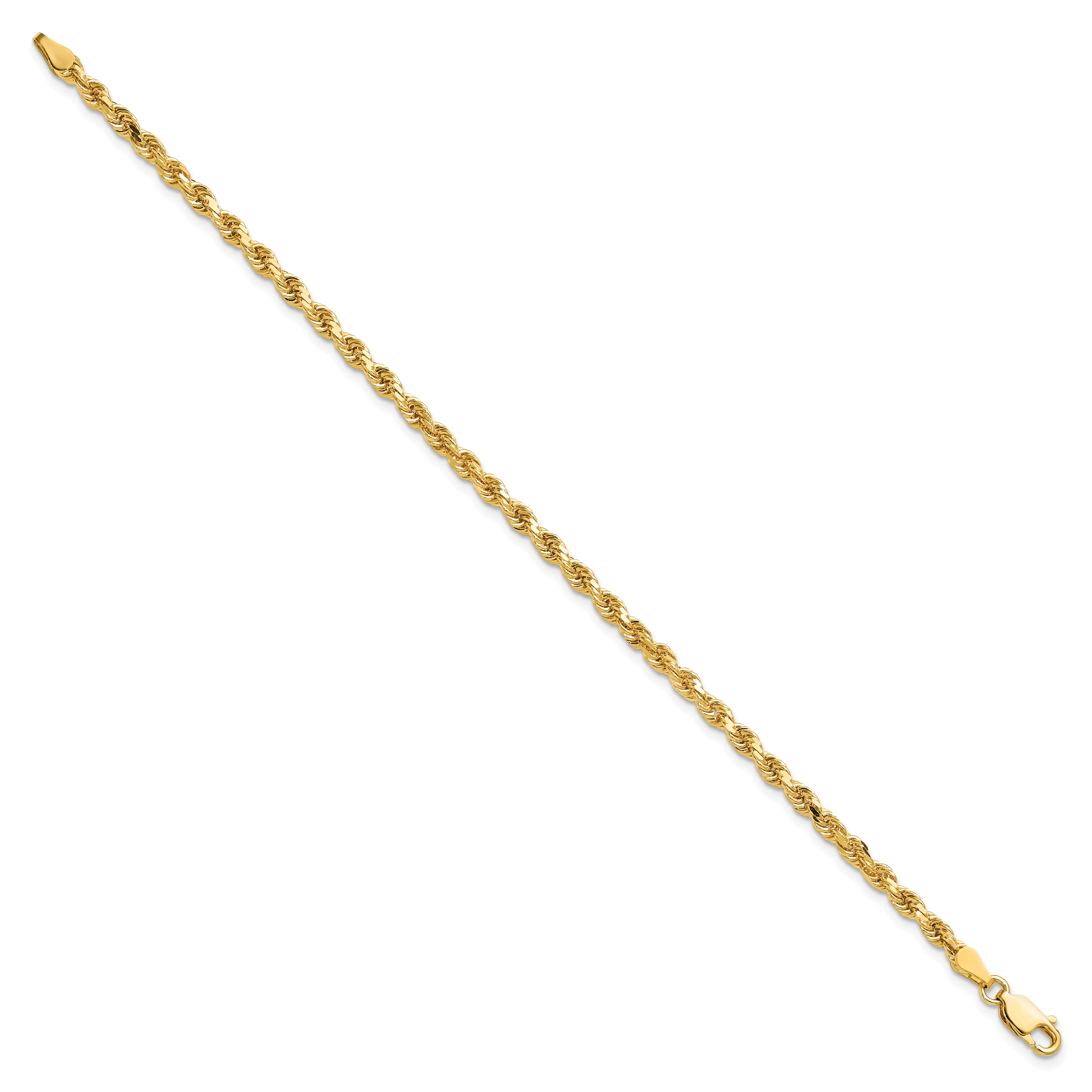 10K None 3.25mm Rope Chain - view 2