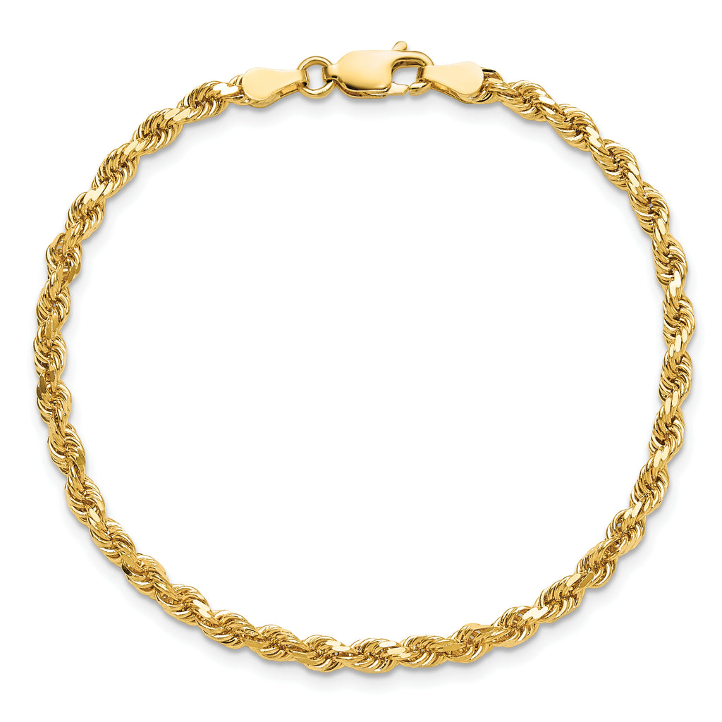 10K None 3.25mm Rope Chain - view 5
