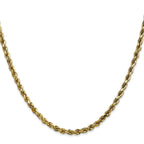 10k 3.5mm Diamond-cut Rope Chain