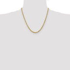10k 3.75mm Diamond-cut Rope Chain