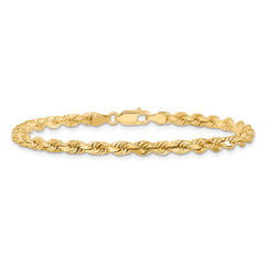 10k 4mm Diamond-cut Rope Chain