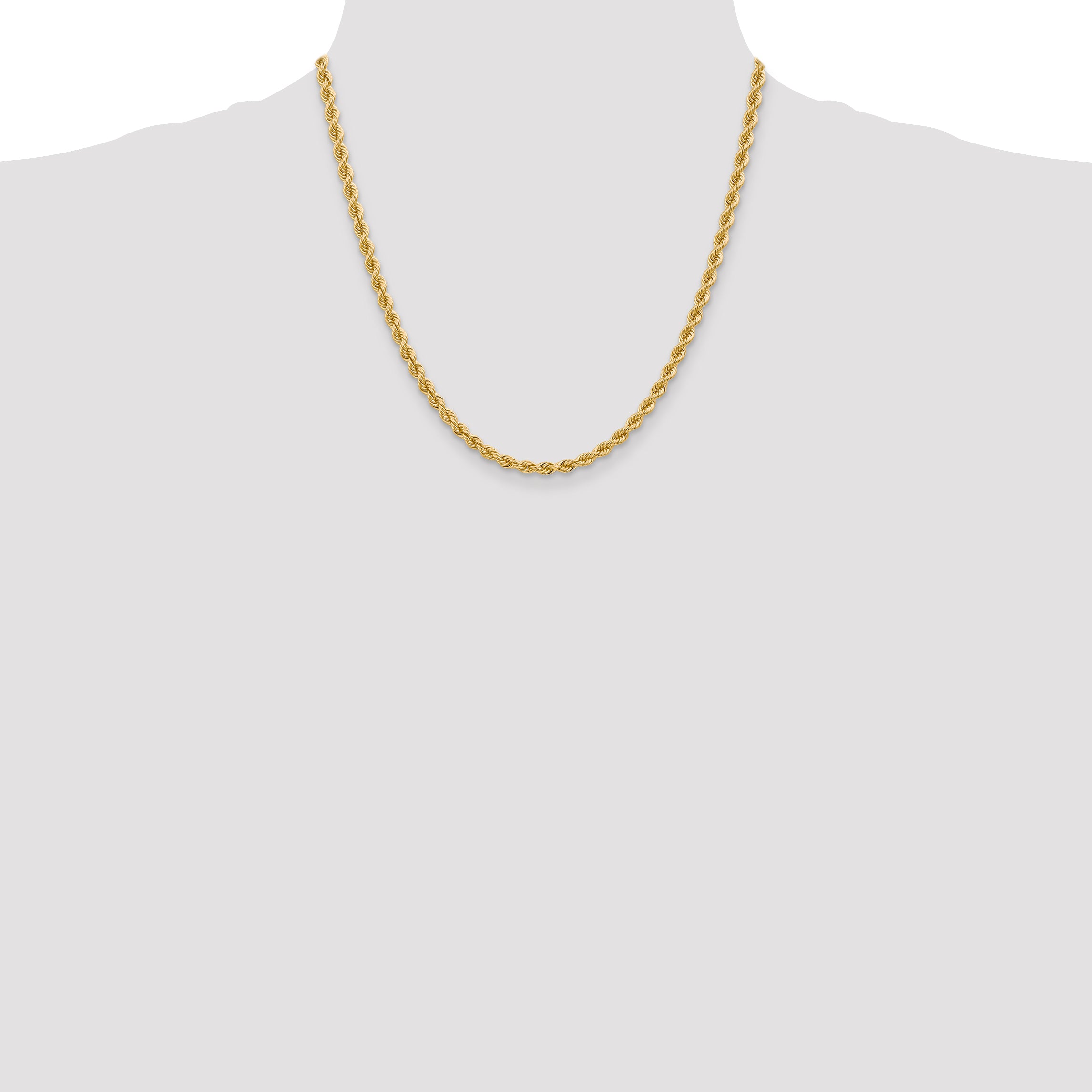10K None 4.0mm Rope Chain - view 4
