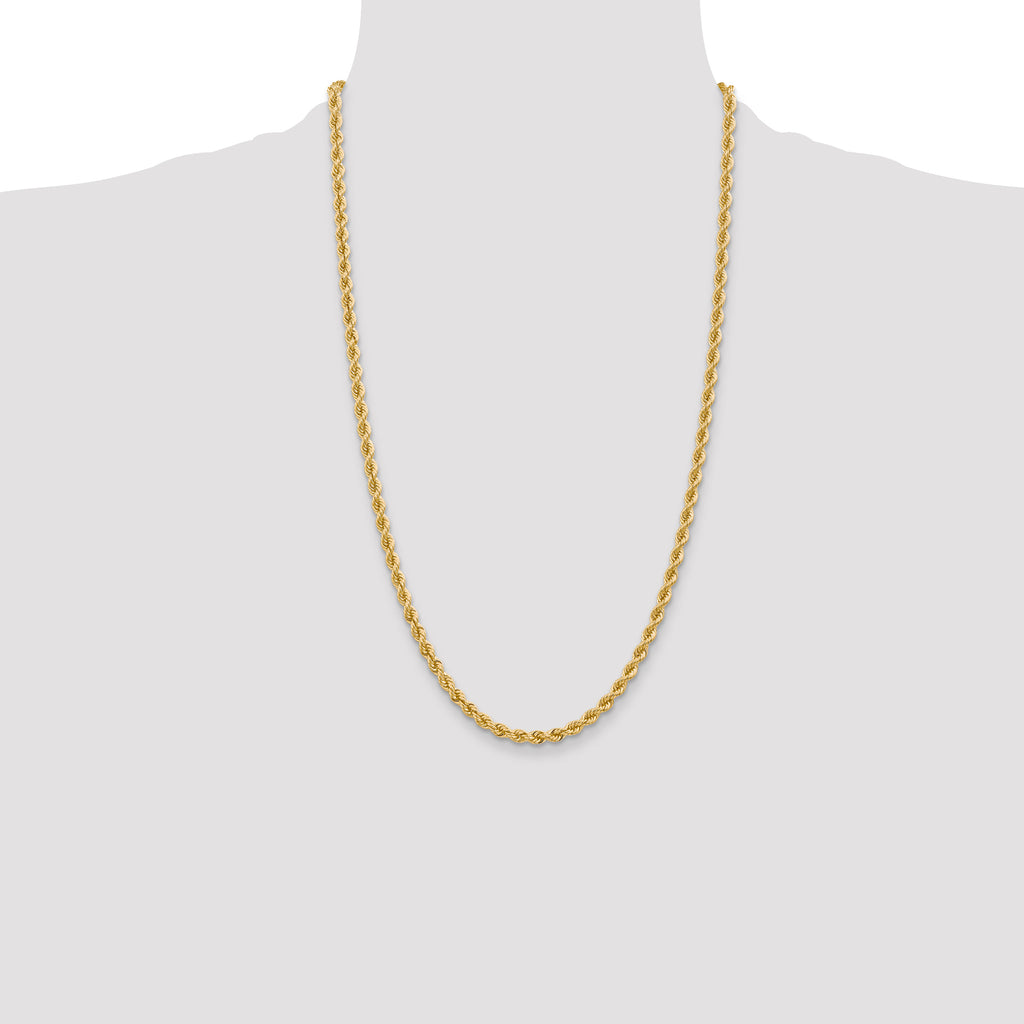 10K None 4.0mm Rope Chain - view 4