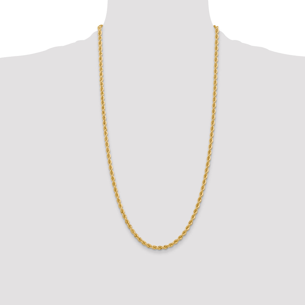 10K None 4.0mm Rope Chain - view 4