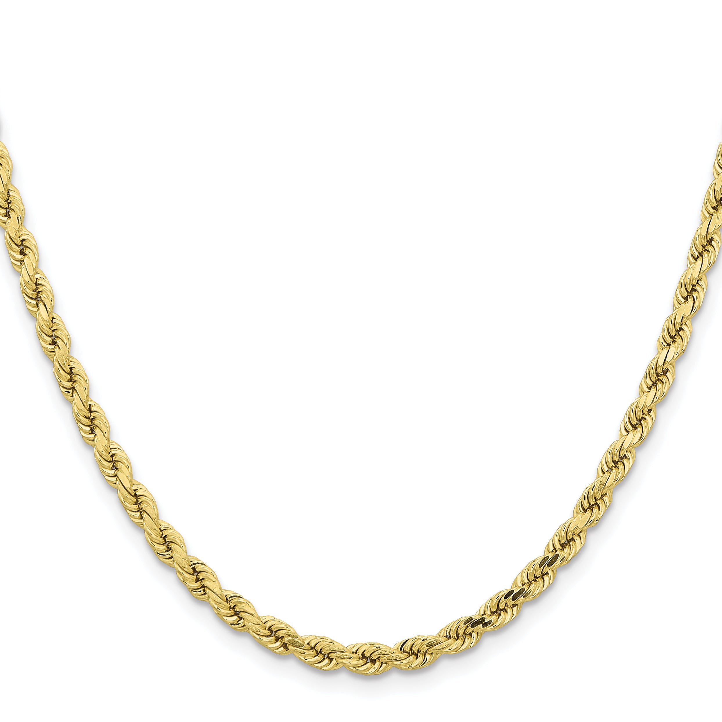 10k 4.25mm Diamond-cut Rope Chain