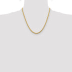 10k 4.25mm Diamond-cut Rope Chain