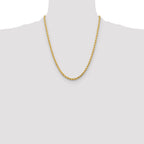 10k 4.25mm Diamond-cut Rope Chain