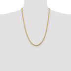 10k 4.25mm Diamond-cut Rope Chain
