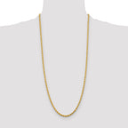 10k 4.25mm Diamond-cut Rope Chain