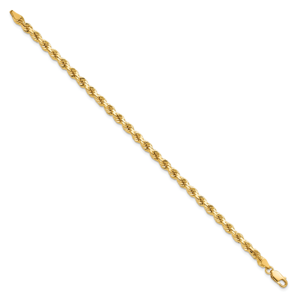 10k 4.25mm Diamond-cut Rope Chain