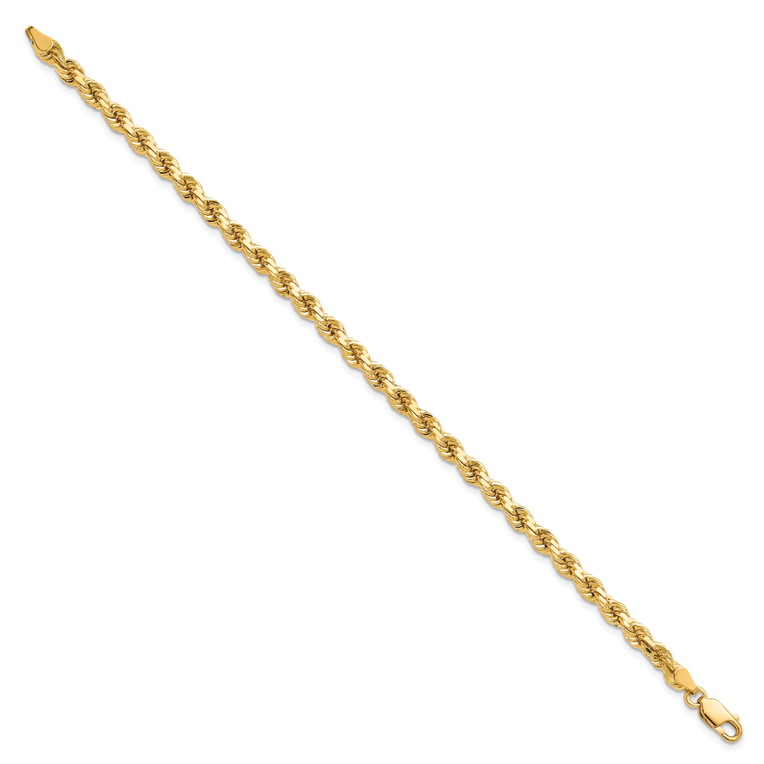 10k 4.25mm Diamond-cut Rope Chain