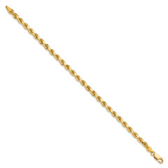 10k 4.25mm Diamond-cut Rope Chain