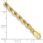 10k 4.25mm Diamond-cut Rope Chain