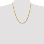 10K None 4.5mm Rope Chain - view 4