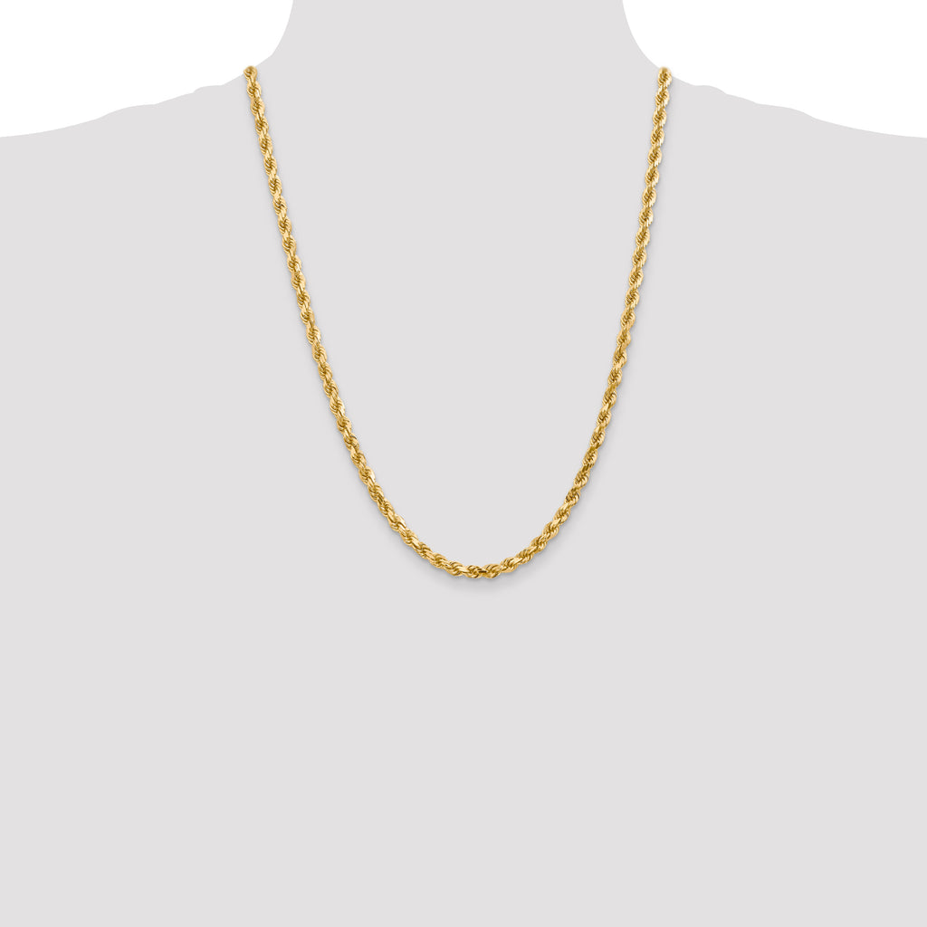10K None 4.5mm Rope Chain - view 4