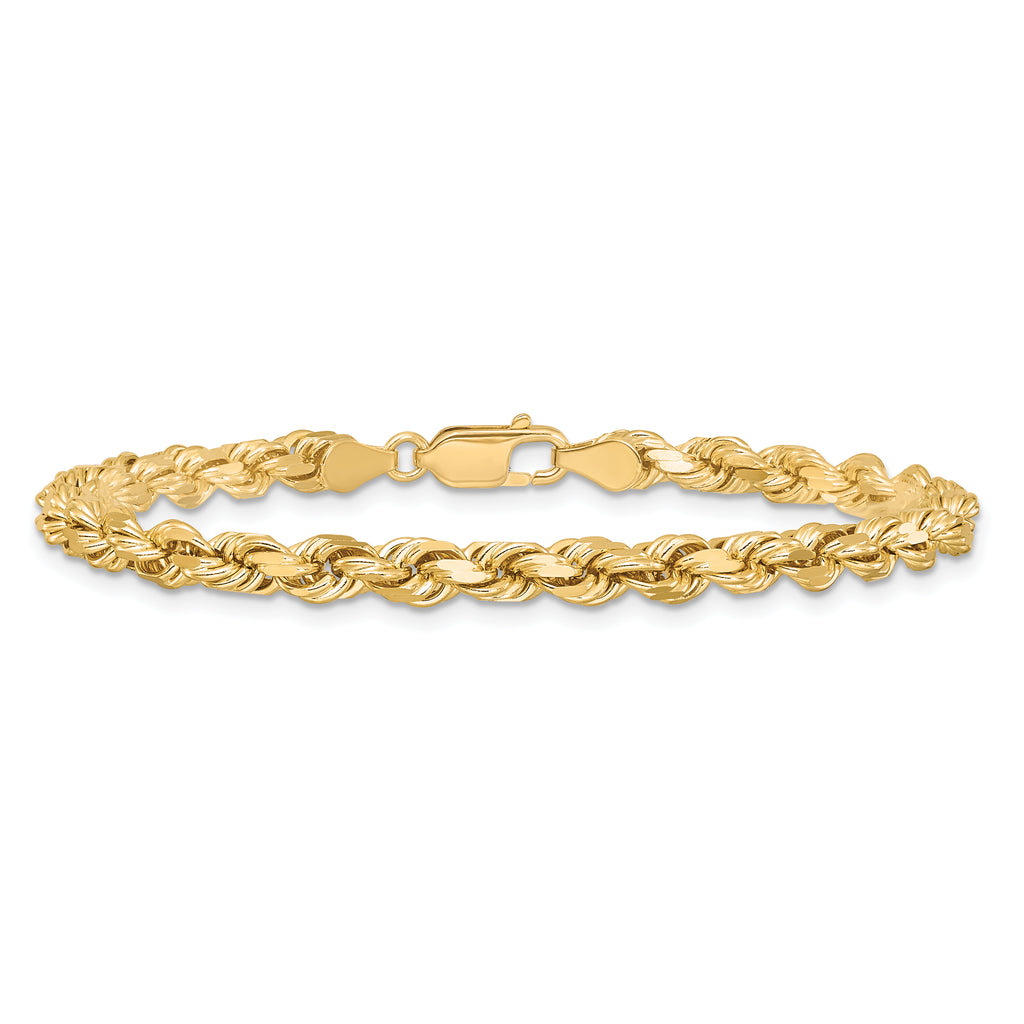 10K None 4.5mm Rope Chain - view 4