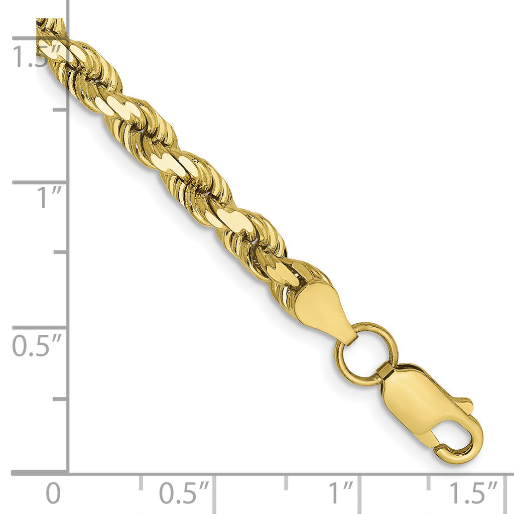 10K None 4.5mm Rope Chain - view 3
