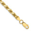 10k 4.5mm Diamond-Cut Rope Chain