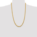 10k 5.5mm Diamond-cut Rope Chain