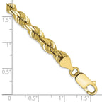 10k 5.5mm Diamond-cut Rope Chain