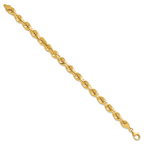 10k 7mm Diamond-cut Rope Chain