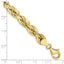 10K None 7.0mm Rope Chain Bracelet - view 3