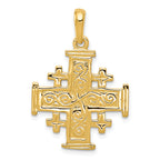 10k Jerusalem Cross Pendant