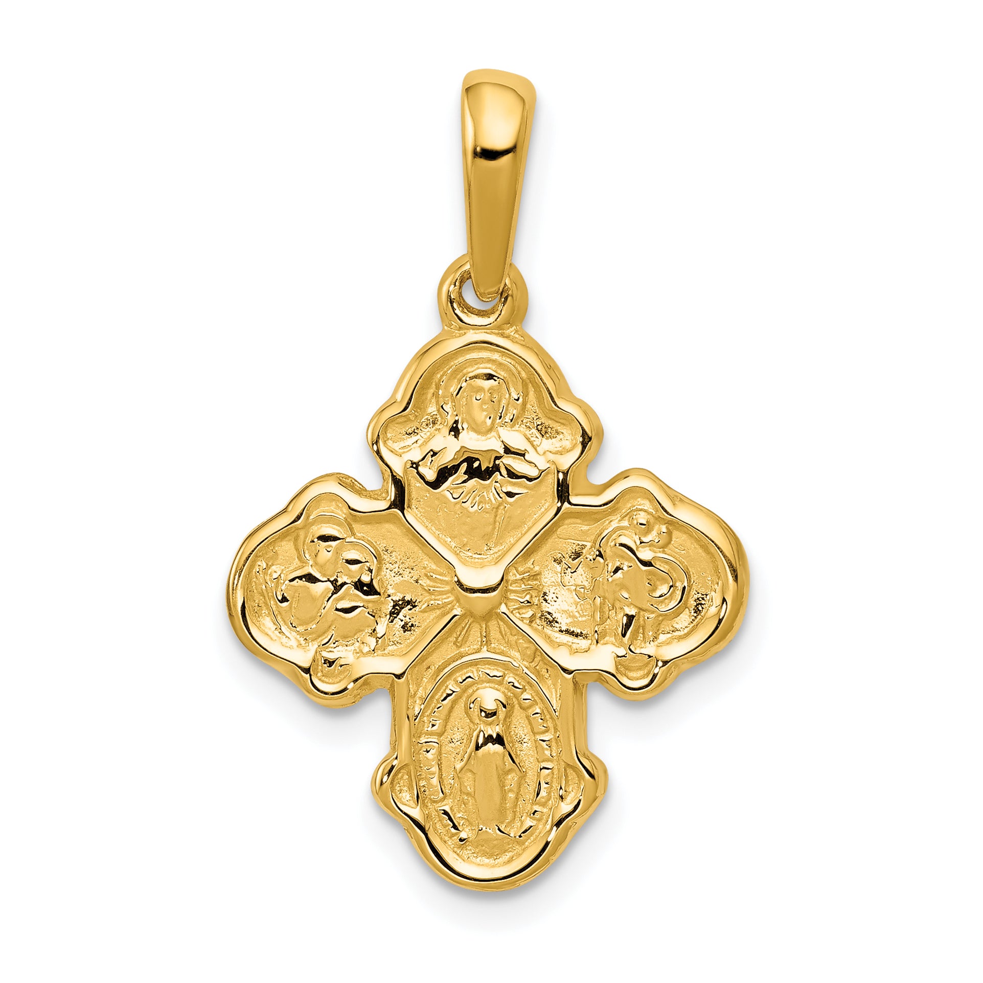 10k Four Way Medal Pendant Main image