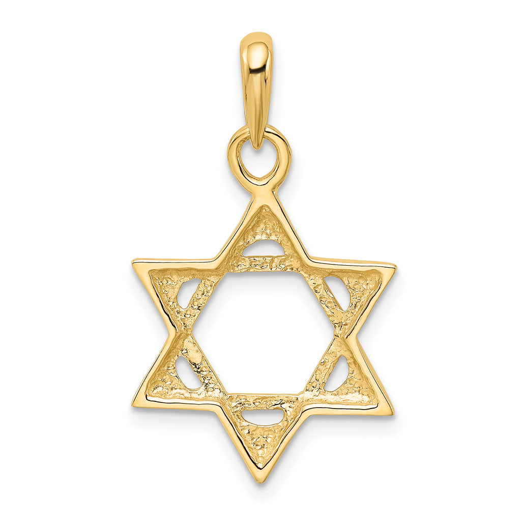 10k Star of David Pendant