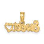 10k Sweet Heart Charm