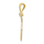 10k Good Luck Clover Pendant