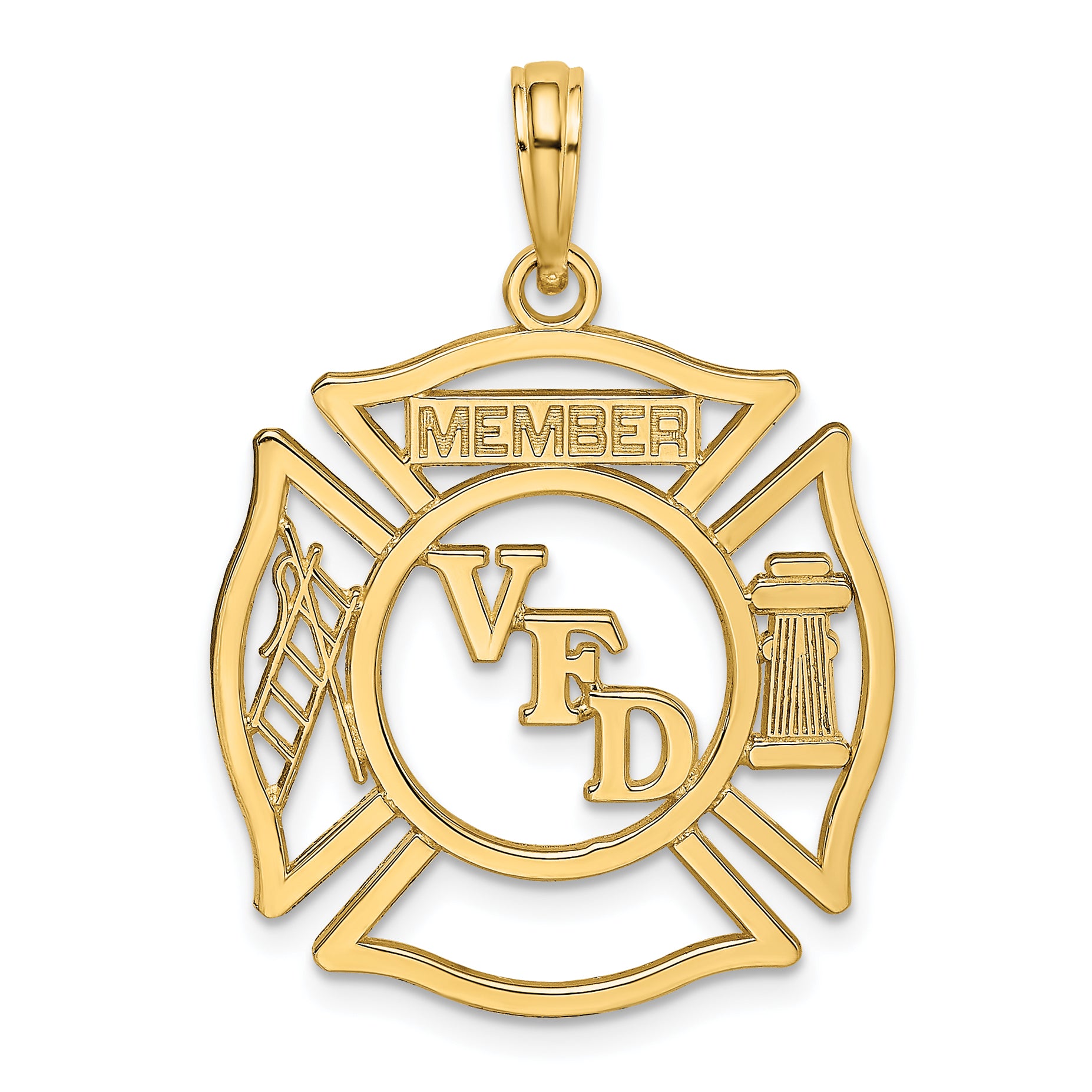 10k VFD Member Shield Charm Main image