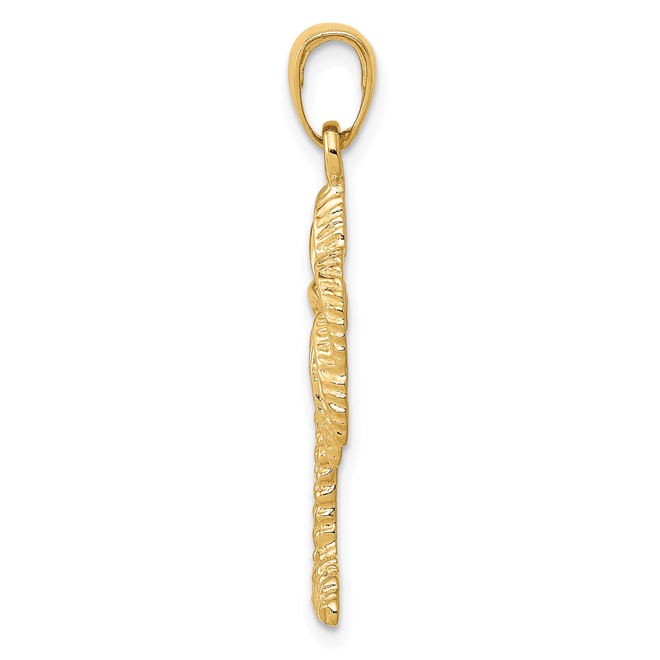10k Palm Tree Pendant Secondary image