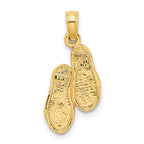 10k  3D Flip Flops Pendant