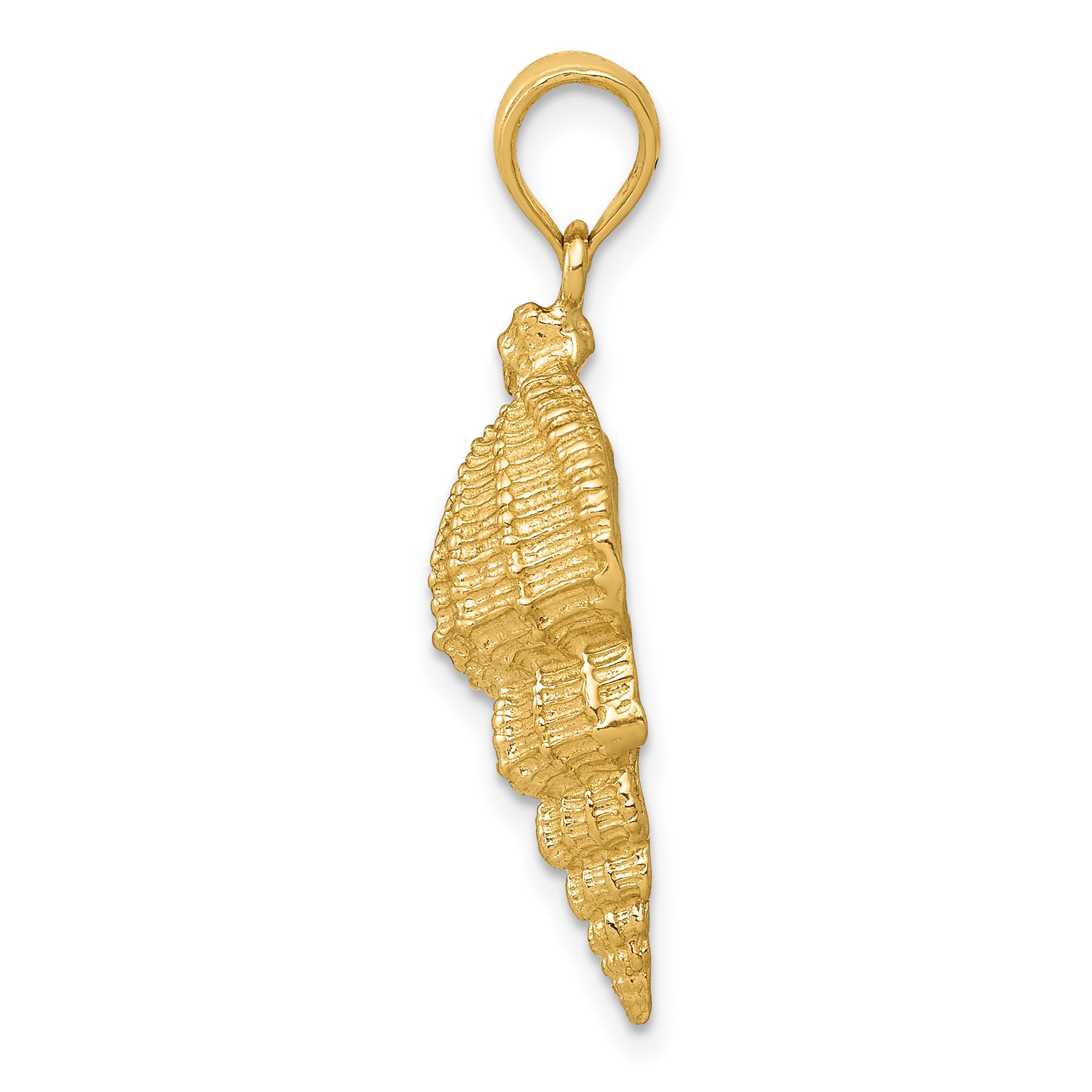 10k Conch Shell Pendant Secondary image