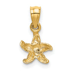 10K Starfish Pendant
