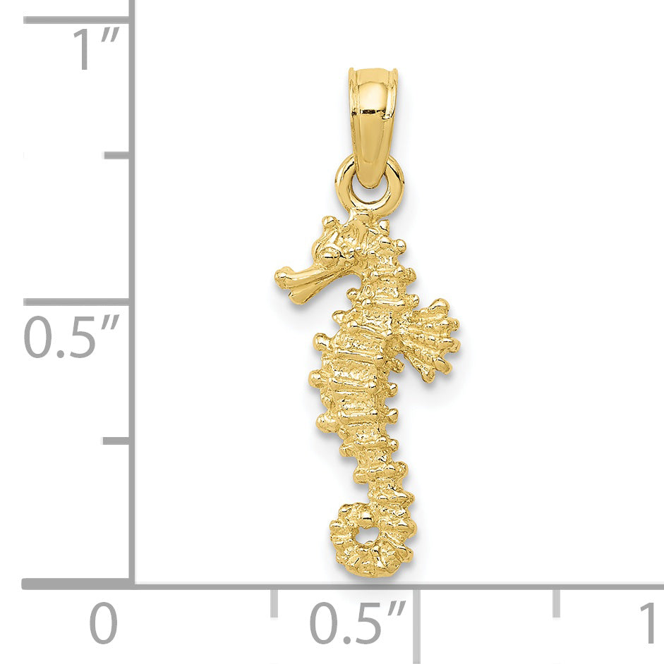 10k Seahorse Pendant