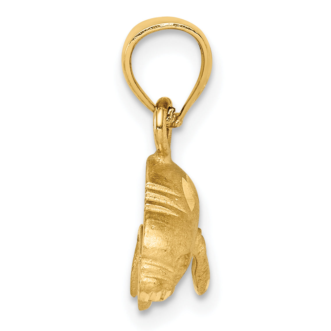 10K Manatee Pendant Secondary image