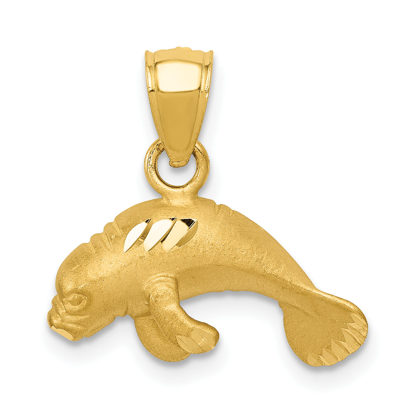 10K Manatee Pendant Main image