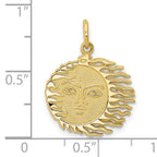 10k Flaming Sun Charm