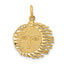 10k Flaming Sun Charm