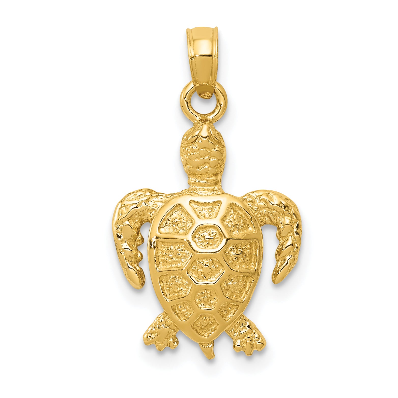 10k Sea Turtle Pendant Main image